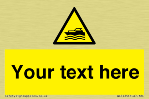 Custom Warning motorised watercraft